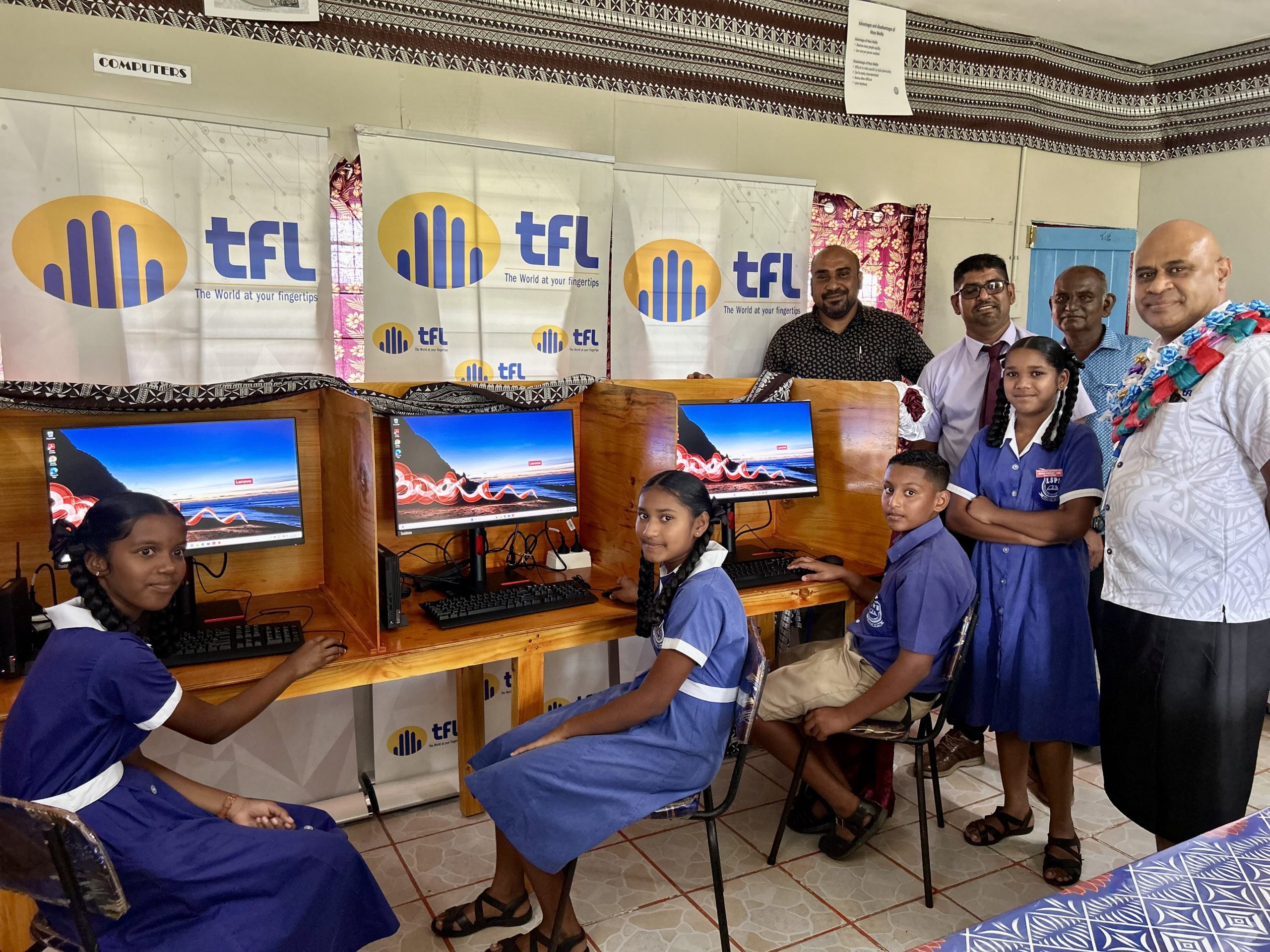 Fiji Donates Computers and Printers to Enhance Educational